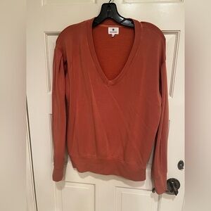 Sundry coral long sleeve sweatshirt